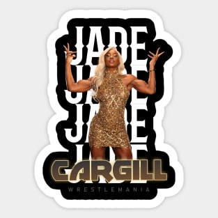 Wrestle Star jade cargill Sticker